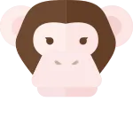 Monkeychimpanzee SVG Icon